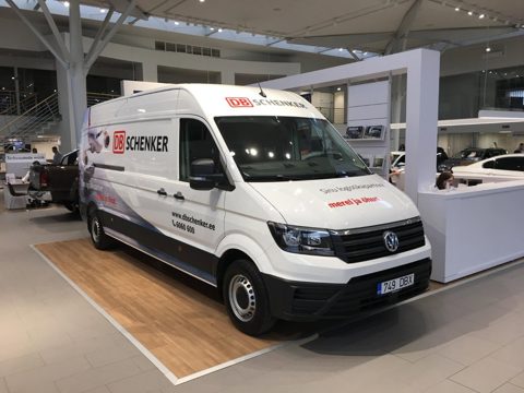 DB Schenkeri kaubik kleebistega