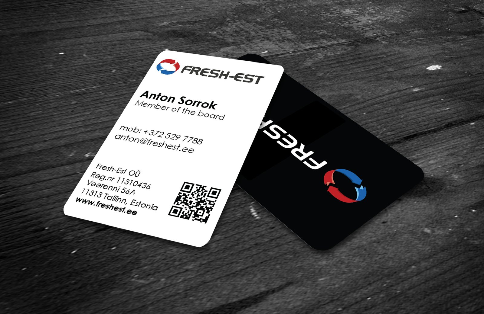 Fresh-Esti visiitkaardid