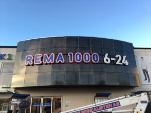 REMA 1000 fassaadisilt